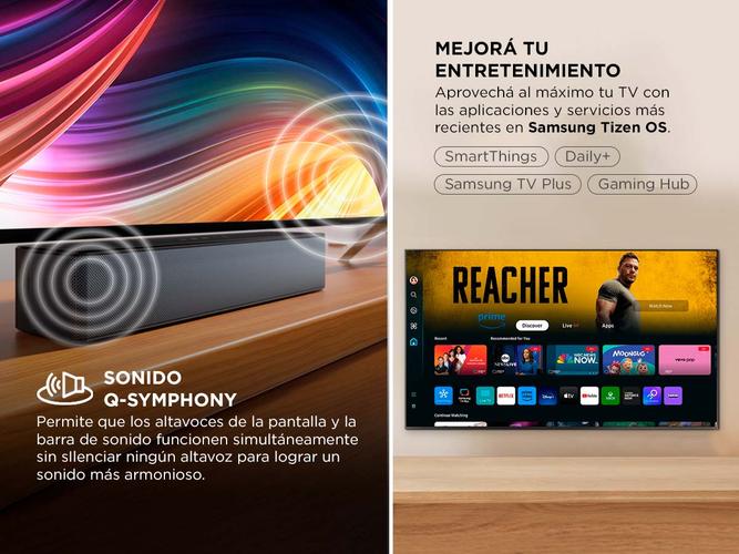 Smart TV 65 Samsung QLED 4K Q65D Tizen OS Diseño AirSlim - 3