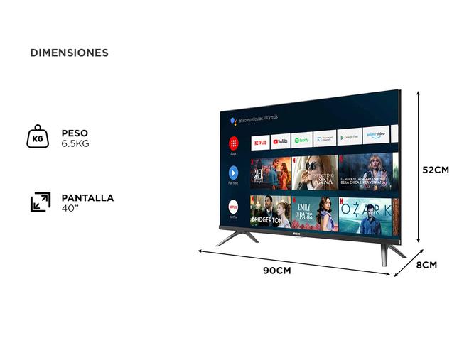 SMART TV 40 RCA C40AND FHD ANDROID RV - 5