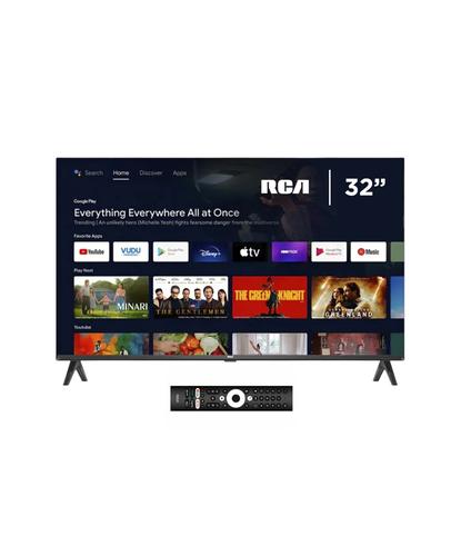 Smart TV RCA 32 LED HD Google TV R32GL100-F Chromecast Integrado Asistente de Voz Dolby Digital Bluetooth Wi-Fi - 6