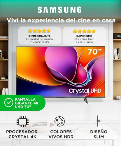 Smart TV Samsung UN70TU7000GCZB UHD 4K Crystal Tizen Series 7 - 1