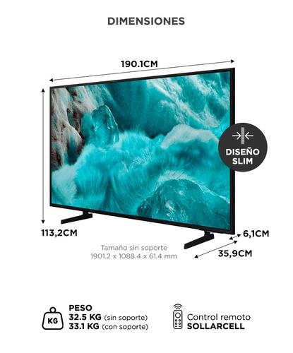 Smart TV Samsung Q7F 85 TV QLED SmartThings AI 4K - 5