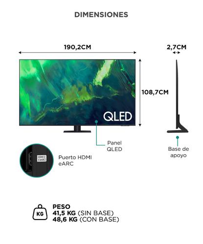 Smart TV Samsung Q70A 85 TV QLED 4K  - 5