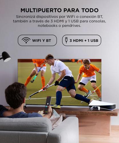 Smart TV RCA 65 Pulgadas QLED UHD 4K HDR10 Google TV Dolby Atmos Conexion Inalambrica Multipuertos  - 3