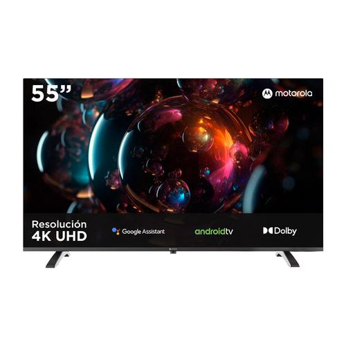 Televisor Smart Tv Motorola MT5510 55 Pulgadas 4K UHD Android Tv 3 HDMI WiFi Bluetooth - 0