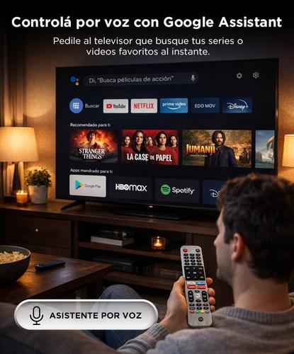 Televisor Smart Tv Motorola MT5510 55 Pulgadas 4K UHD Android Tv 3 HDMI WiFi Bluetooth - 2