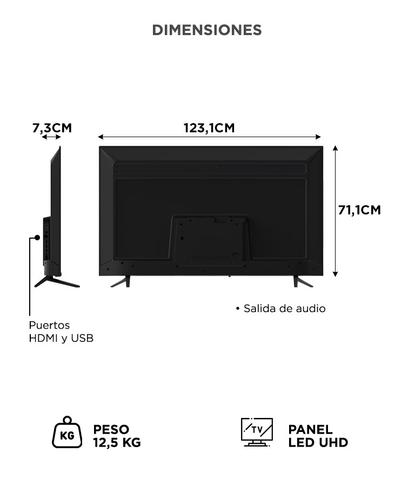 Televisor Smart Tv Motorola MT5510 55 Pulgadas 4K UHD Android Tv 3 HDMI WiFi Bluetooth - 5