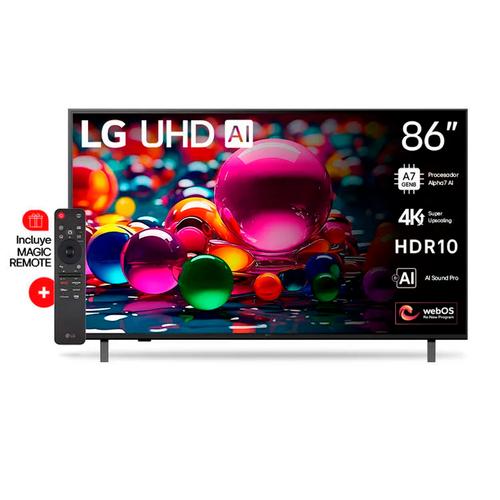 Smart TV LG 86 Uhd 4K 3840 X 2160 86Ua8550psa - 0