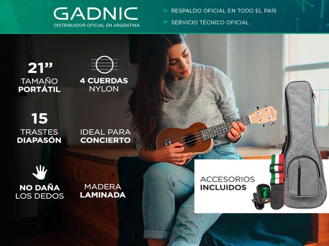 Ukelele Profesional Concierto Gadnic PRO 21 - 1