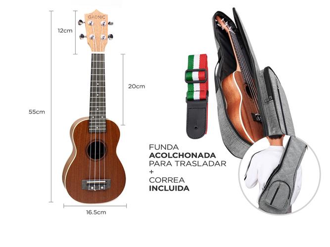 Ukelele Profesional Concierto Gadnic PRO 21 - 4