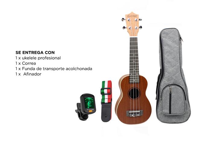 Ukelele Profesional Concierto Gadnic PRO 21 - 5