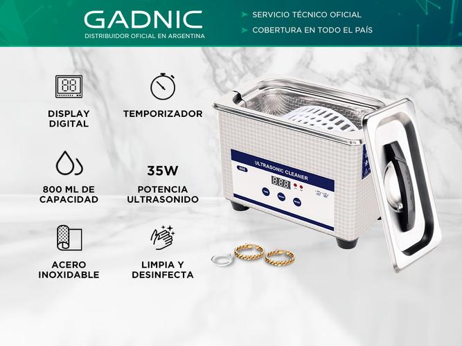 Batea Lavadora Ultrasonica Gadnic Con Temporizador  - 1