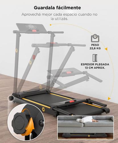 Cinta Caminadora UREVO Foldi Mini Plegable 10 Km/h Con Programas HIIT - 2