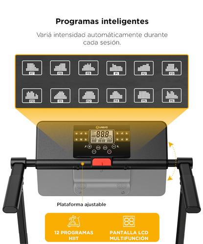 Cinta Caminadora UREVO Foldi Mini Plegable 10 Km/h Con Programas HIIT - 3