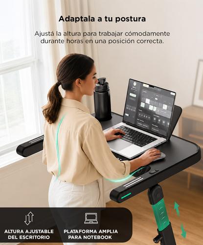 Cinta Para Correr Inteligente UREVO Foldi 3S Con Escritorio Ajustable Inclinación 9% App - 2
