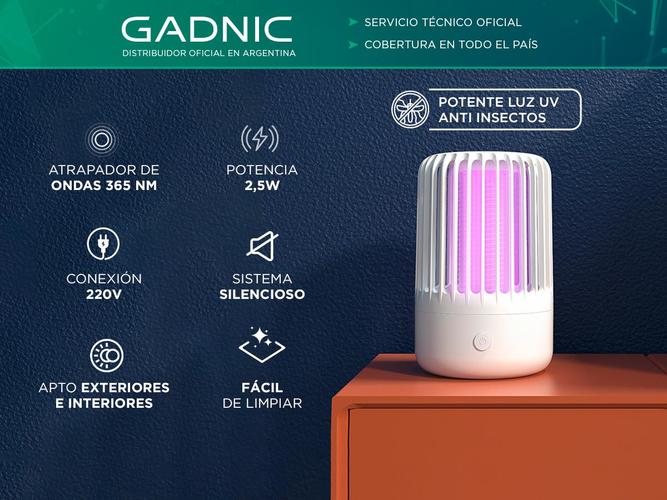 Lámpara Led Gadnic MT1022 Mata Mosquitos Moscas Insectos Silencioso Usb - 1