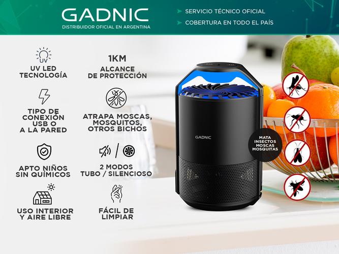  Lámpara Led Gadnic MT2022 Mata Mosquitos Moscas Insectos Silencioso Usb - 1