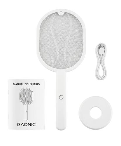 Raqueta Paleta Mata Moscas Mosquitos Recargable Usb dual Trampa insectos - 6