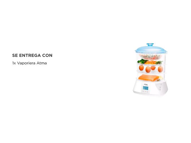 Vaporiera Digital ATMA 94VA8121P Con Tres Bandejas Y Panel   - 4
