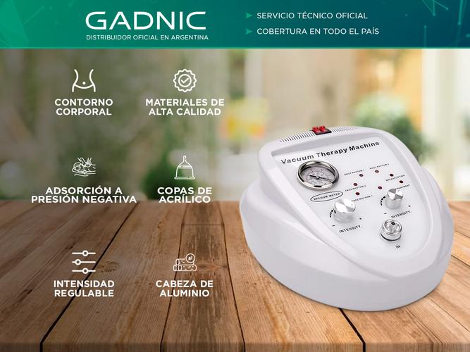 Equipo de Vacumterapia Gadnic para Gluteos y Drenaje linfatico - 1