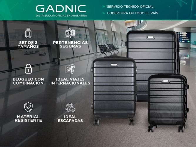 Set De Valijas Gadnic Maletas Alta Calidad - 1
