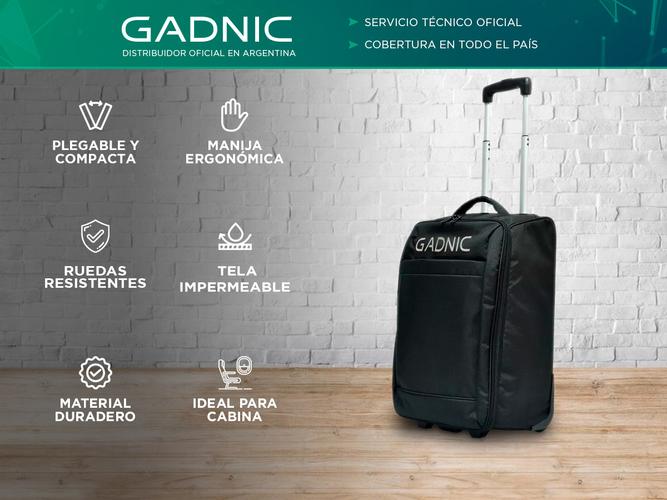 Valija Plegable Gadnic Carry On Tela Reforzada - 1