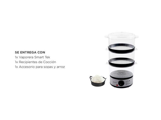 Vaporera Electrica Smart-Tek SD2091 400W Arrocera Saludable - 5