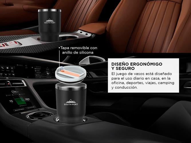 Vaso Termico Gadnic 590ML Frío Calor con Tapa Hermética Usado - 3