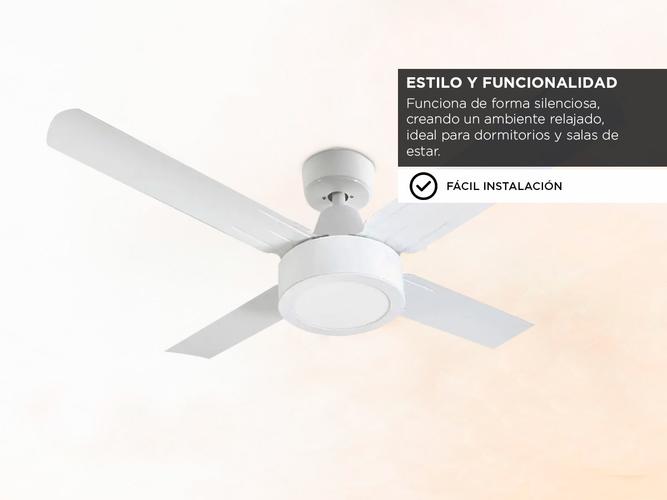 Ventilador de Techo Codini V5RB Blanco 4 Aspas - 2