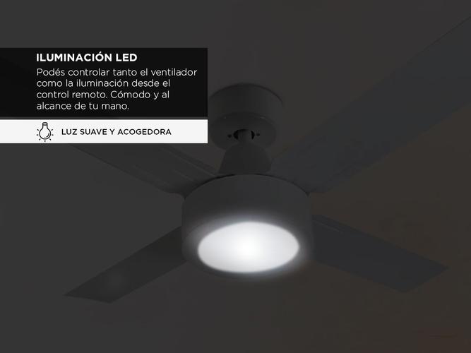 Ventilador de Techo Codini V5RB Blanco 4 Aspas - 3
