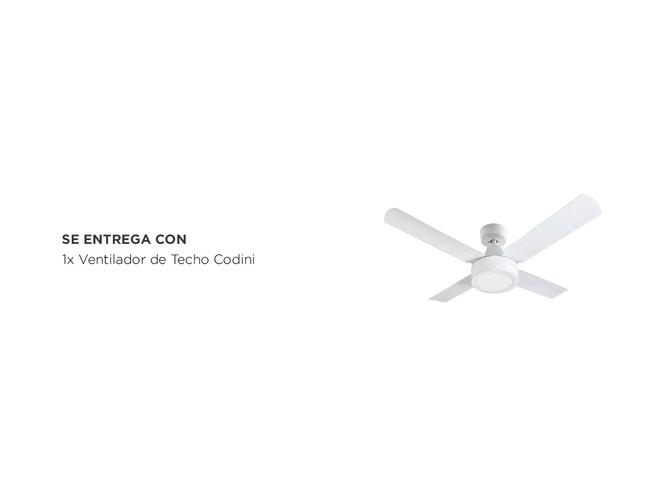 Ventilador de Techo Codini V5RB Blanco 4 Aspas - 5