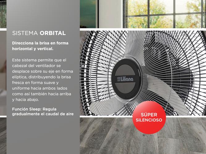 Ventilador de Pie Liliana VPD20R 20