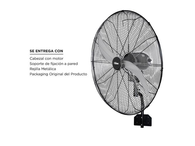 Ventilador de Pared Industrial Liliana VWI32 280w 32 Aspas Metálicas - 4