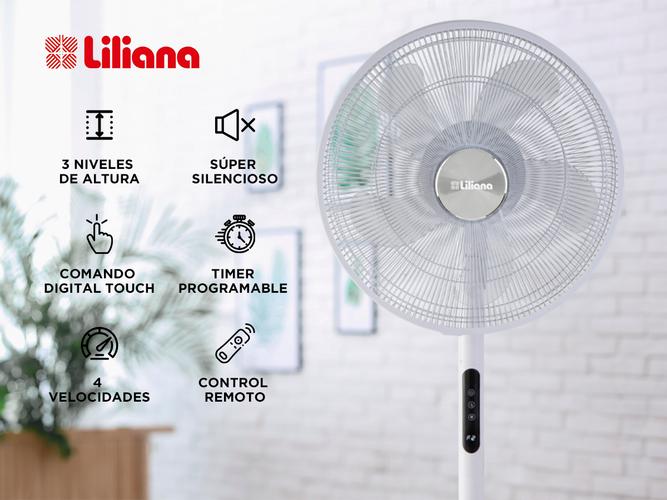 Ventilador de Pie 16 Liliana VP16D con Comando Digital Touch - 1