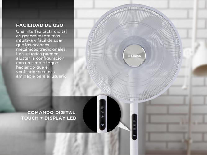 Ventilador de Pie 16 Liliana VP16D con Comando Digital Touch - 2