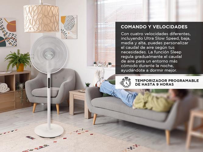 Ventilador de Pie 16 Liliana VP16D con Comando Digital Touch - 3