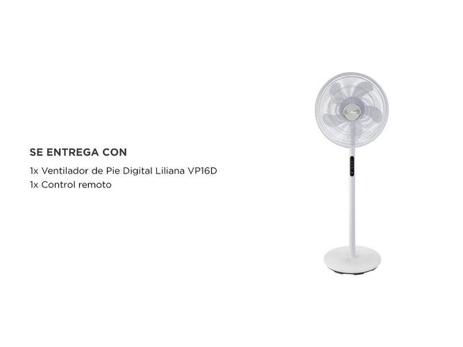 Ventilador de Pie 16 Liliana VP16D con Comando Digital Touch - 5