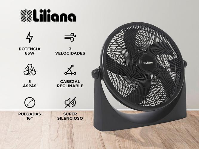 Ventilador Turbo Liliana VTF16P Reclinable 16 Usado - 1