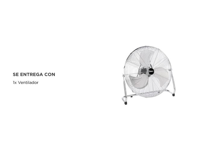 Ventilador Turbo Reclinable 18 Liliana VTFM18 Parrilla metálica cromada 3 Aspas Metálicas tipo Trébol Motor de alto rendimiento Super silencioso 3 velocidades Base metálica antideslizante - 5