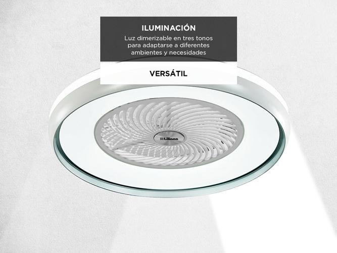 Ventilador de Techo Liliana VTHBOX24 con Luminaria Dimerizable - 3