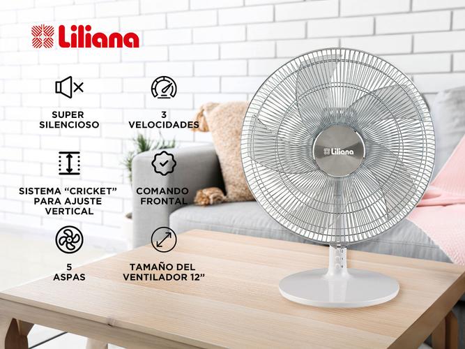 Ventilador de Mesa Liliana VSOM12 Turboventilador de Mesa 12 - 1