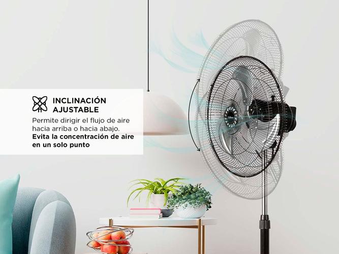 Ventilador De Pie 20 Liliana VP20POW Parrilla metálica 3 Velocidades - 2