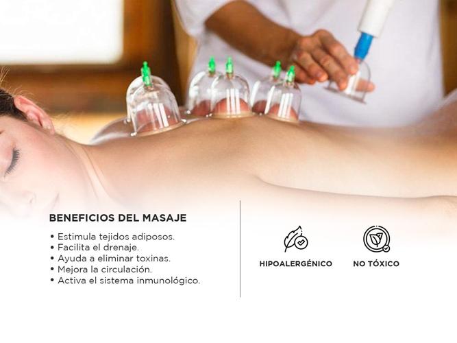 Set x 12 Ventosas de Vacío Gadnic MASSAG-V1N Pistola Aplicadora - 2