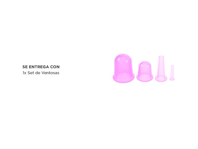 Set X4 Ventosas de Vacío Gadnic MASSAG-V3N Masajeador Facial Corporal - 4