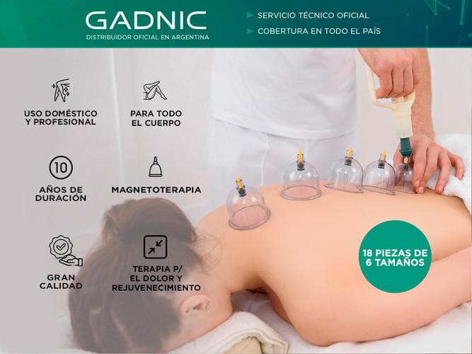 Juego de 18 Ventosas de Vacío Gadnic AA900 Magnetoterapia - 1
