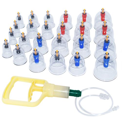 Set de 24 Ventosas de Vacío Gadnic Masajes Con Pistola Aplicadora - 0