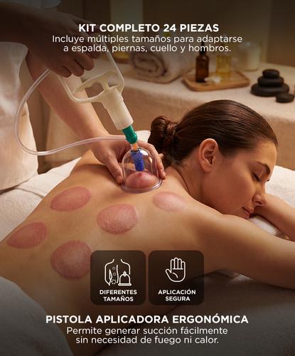 Set de 24 Ventosas de Vacío Gadnic Masajes Con Pistola Aplicadora - 3