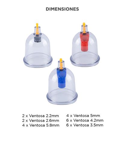 Set de 24 Ventosas de Vacío Gadnic Masajes Con Pistola Aplicadora - 5