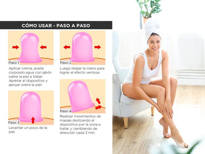 Ventosa Grande Xl Gadnic Anti Celulitis Silicona Masajes - 3