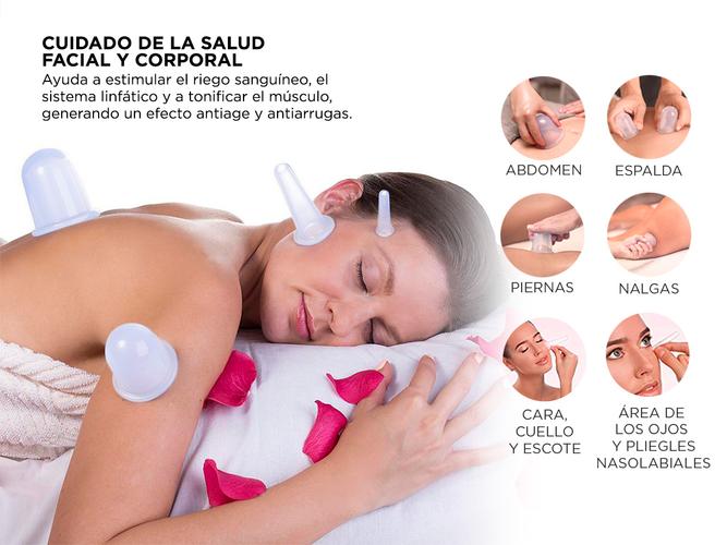 Set X4 Copas Ventosas de Vacío Gadnic PLQ13 De Silicona Para Rostro Y Cuerpo - 2