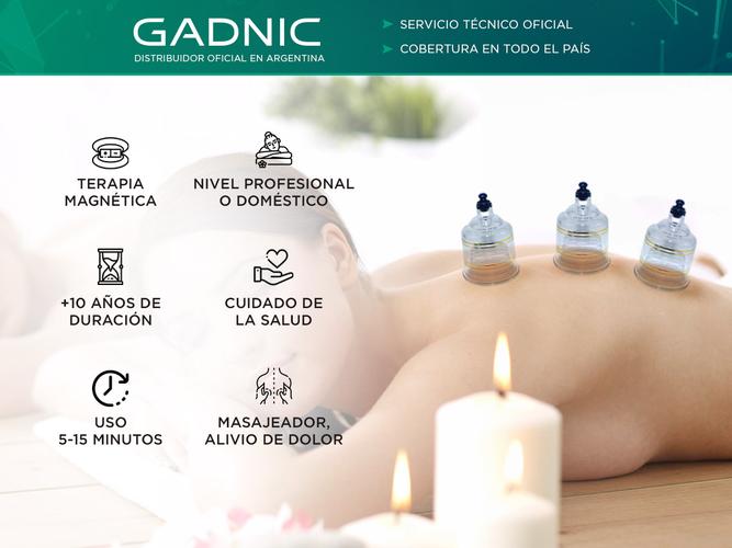 Set de 10 Ventosas de Vacío Gadnic Masajes Con Pistola Aplicadora - 1